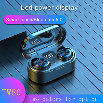 LEIDENE Vertoningstransmissie 10m TW80 Waterdicht Draadloos Bluetooth Earbuds