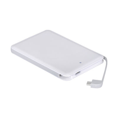 De micro- Kabel 10000mAh 9.8mm van USB de Ingebouwde Bank van de Kabelmacht