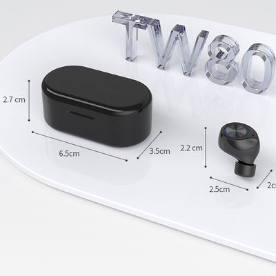 De Oortelefoons van de vingerafdrukaanraking TW80 55mAh Sweatproof Bluetooth
