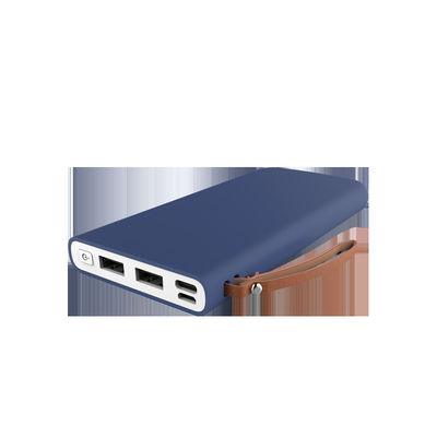 Kleurrijke Rubberdeklaag 138mm Draagbare Dubbele USB-Machtsbank