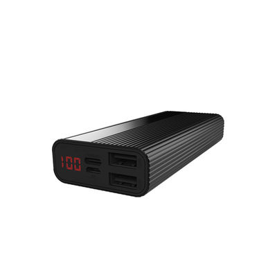 LCD Vertoningsmetaal 121mm Dubbele USB-Machtsbank