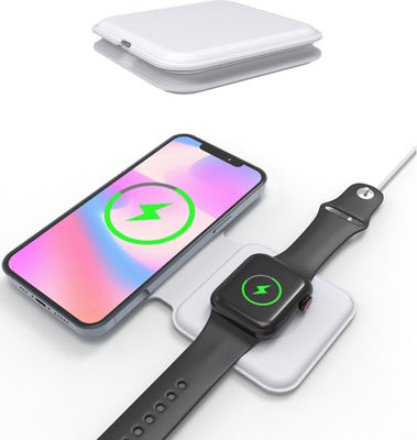 15W 2 in 1 Draadloze Magsafe-Duolader voor iPhone 12