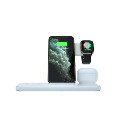 Draagbare Draadloze Lader van 15W Qi de snel voor IPhone 11 XR X Horloge 8
