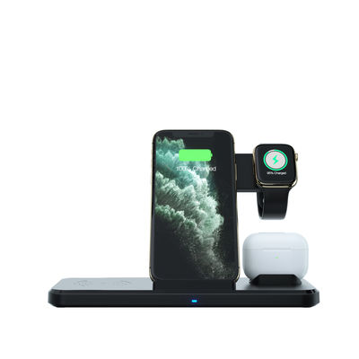 Draagbare Draadloze Lader van 15W Qi de snel voor IPhone 11 XR X Horloge 8